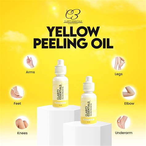 Yellow Peeling Oil Ml Underarm Peeling Face Peeling Skin