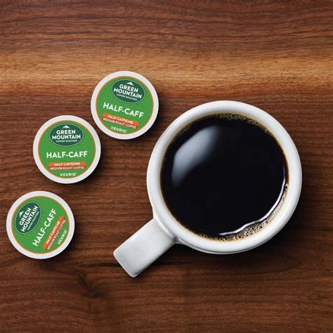 Green Mountain Coffee Half Caff Single Serve Keurig K Cup Pods