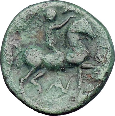 CASSANDER Macedon King Ancient Greek Coin Herakles Nude man on horse ...