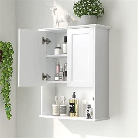 Amazon White Shaker Bathroom Wall Cabinet W Shelf Tools Home