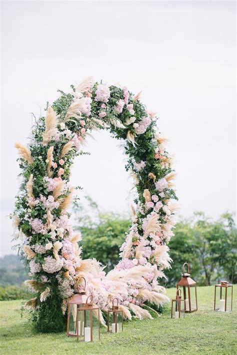 Gorgeous Wedding Decor Ideas With Pampas Grass By Bride And Blossom