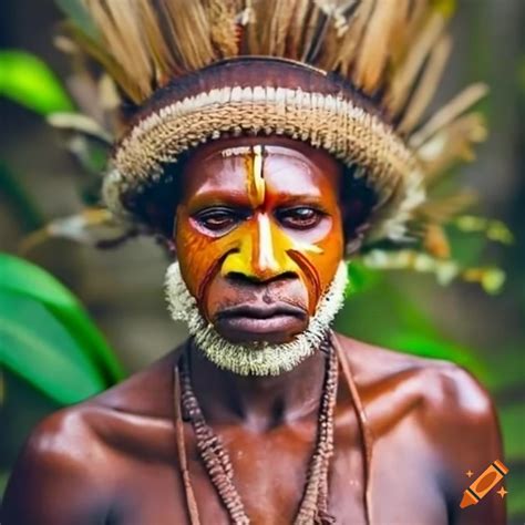 Portrait Of A Person From Papua New Guinea On Craiyon