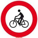 Panneau Interdit aux vélos pictogramme