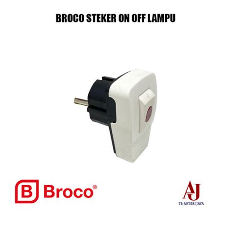 Jual Steker Colokan Lampu Saklar On Off Broco Jakarta