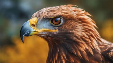 Premium Photo | Closeup of an Eagles Beak in Wildlife Habitat