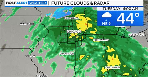 Chicago First Alert Weather: Wet start to the week - CBS Chicago