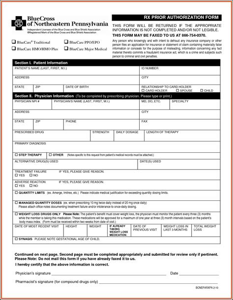 Bcbs Of Michigan Prior Authorization Form For Dme