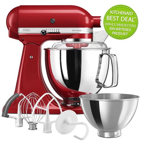 KitchenAid Artisan Küchenmaschine 4 8l empire rot onlin