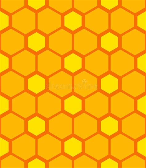 Vector Seamless Geometry Pattern Hexagon Gold Color Geometric