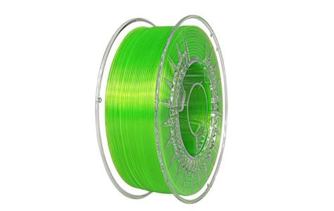 Devil Design PETG Filament 1 75mm 1kg Transparent Bright Green