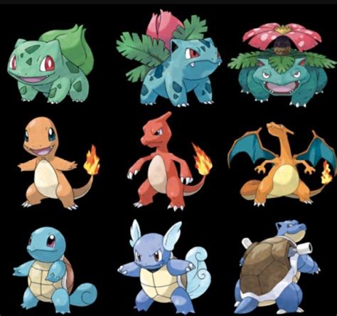 My Opinion On Starters Gen1 Pokémon Amino