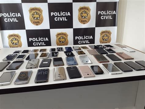 Polícia encontra 52 celulares investigado por furto de aparelhos