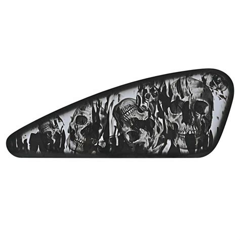 1 Pair Skull Fuel Gas Tank Stickers Motorcycle 3d Decals For Sportster Xl88 E6m8 Ebay