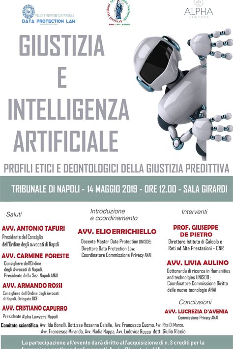 Giustizia E Intelligenza Artificiale Foto E Video Del Convegno