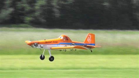 Dusty Air Tractor At Piper Pawnee Rc Airplane Model Youtube