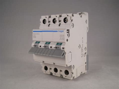 Hager Mcb Triple Pole Phase Circuit Breaker Type C A Ncn A