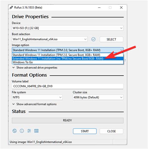 如何使用 Rufus 在可启动的 Windows 11 Usb 驱动器中禁用 Tpm 和安全启动 Win 11系统之家