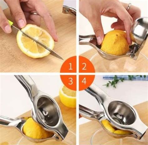 Stainless Steel Manual Hand Press Lemon Squeezer As Furniture