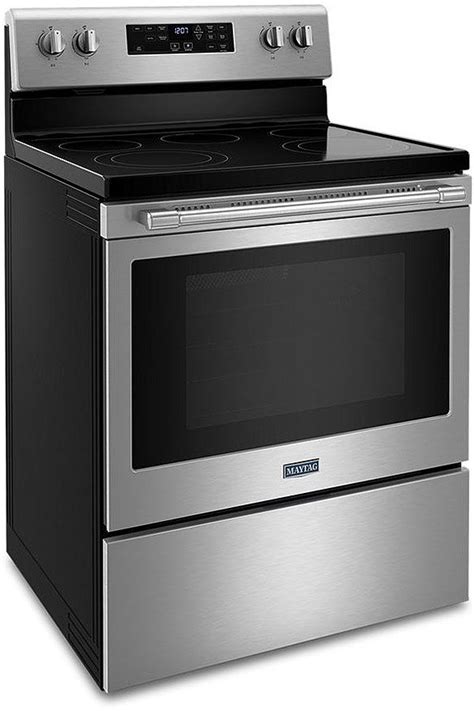 Maytag® 30 Fingerprint Resistant Stainless Steel Freestanding Electric Range With Air Fryer