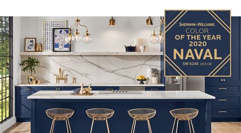 The Sherwin Williams Color Of The Year Naval Is A Rich Navy