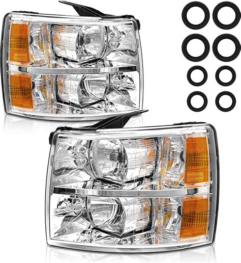 Amazon TopAutoGear 2007 2014 Silverado Headlight Assembly For 2007