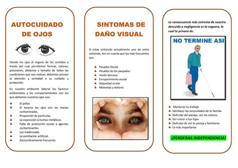 Valores En Autocuidado Triptico Pdf Medicina Clinica Images And