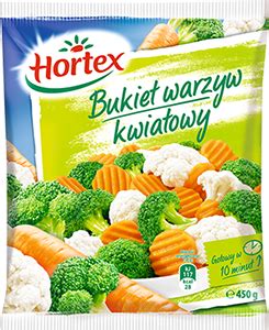 1148 Hortex Bukiet Jarzyn Kwiatowy 450g 1x14 Mieszanki Warzywne