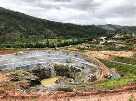 World class open pit emerald mine in Itabira, Minas Gerais state of Brazil. | Download ...