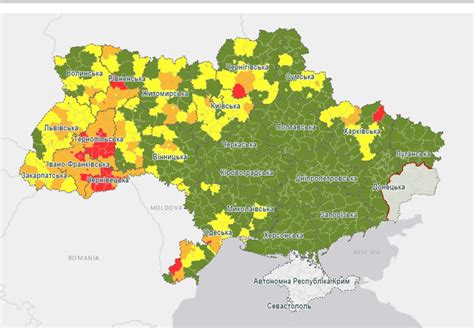 Коронавирус в Украине в МОЗ обновили список карантинных зон Слово и