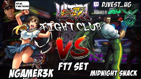 Usf Fight Club Exhibition Series Ngamer K Vs Midnight Snack Ft Set