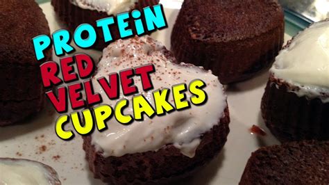 Protein Red Velvet Cupcakes Low Calorie Cupcake Recipe YouTube