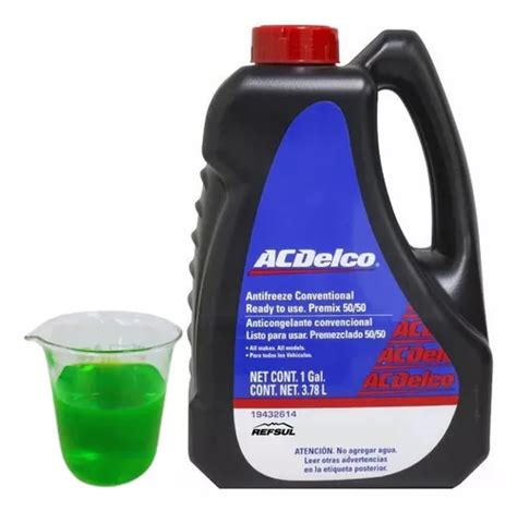 Anticongelante Verde Listo Para Usar Acdelco Original