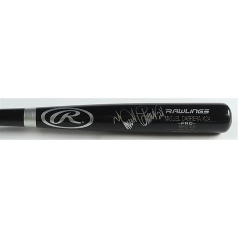 Miguel Cabrera Signed Hit Club Rawlings Pro Model Baseball Bat