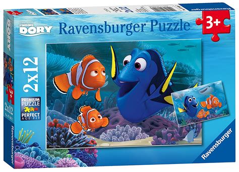 Disney Finding Dory 2x12 Piece Jigsaw Puzzle Game 4005556076017