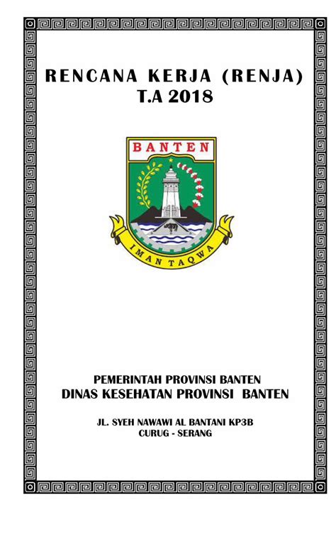 Pdf Rencana Kerja Renja T A Gagan Renja Pdf Dan