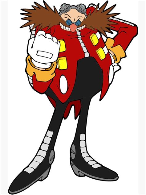 Sonic The Hedgehog Dr Eggman Sticker Design Funny Sonic The Hedgehog