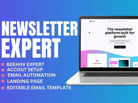 Beehiiv Setup Newsletter Beehive Landing Page Design Beehiiv Ai