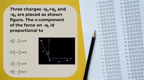 Three Charges Q Q And Q Are Placed As Shown Figure The X