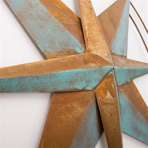 Verdigris Compass Rose Wall Art Bella Coastal Decor