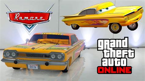 Gta 5 Online How To Make Ramone From Disney Pixar Cars Yellow Paint