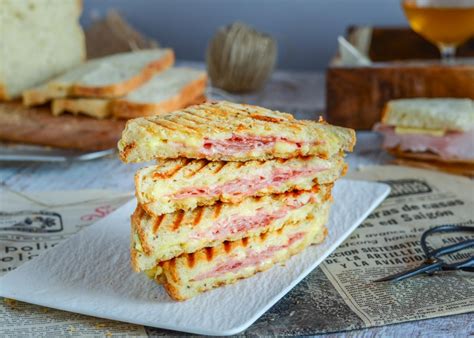 Sándwich mixto Receta de cocina fácil y casera en Bon Viveur