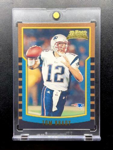 TOM BRADY 2000 Bowman Rookie Card 236 ICONIC PATRIOTS GOAT Comes W