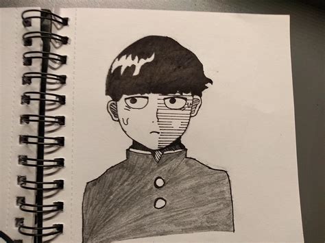 Shigeo from Mob Psycho 100 : r/AnimeART