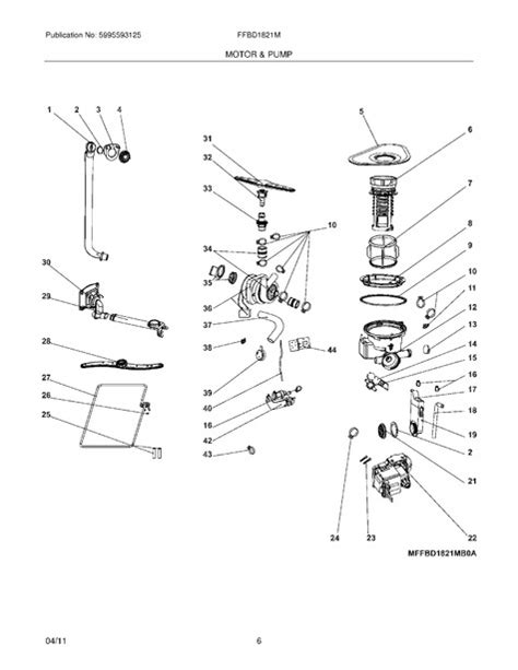 Frigidaire Ffbd Mw A Parts List Trible S