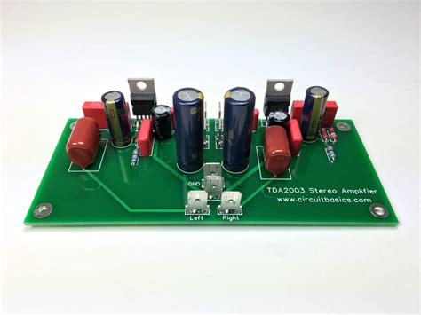 A Guide For Building TDA2003 Bridged And Stereo Amplifiers Circuit Basics