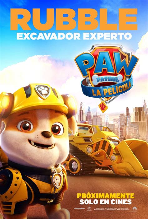 Paw Patrol La Pel Cula Conoce A Los Personajes Y Sus P Sters