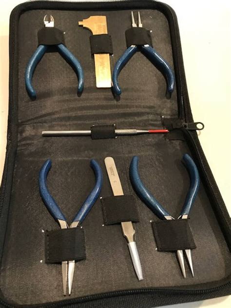 Beading Tool Kit Plier Set Pc In A Zippered Case For Wire Etsy