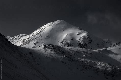 Moody Winter Mountains By Stocksy Contributor Casey Mccallister