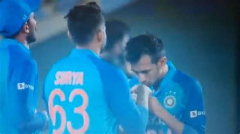 Watch Yuzvendra Chahal Kisses Suryakumar Yadavs Hand After India Win