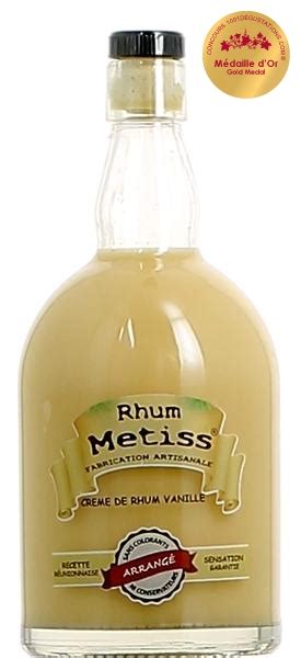 Reuni Rhum Crème De Rhum Metiss Vanille Bourbon Autre Cocktail Punchs And Cocktails Lavis